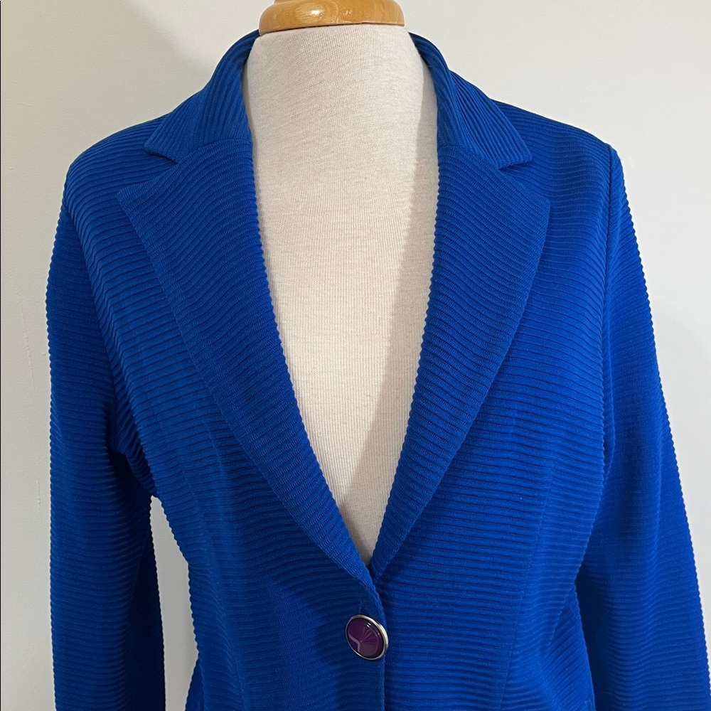 Exclusively Misook Blazer Size Medium Shoulder Pa… - image 3